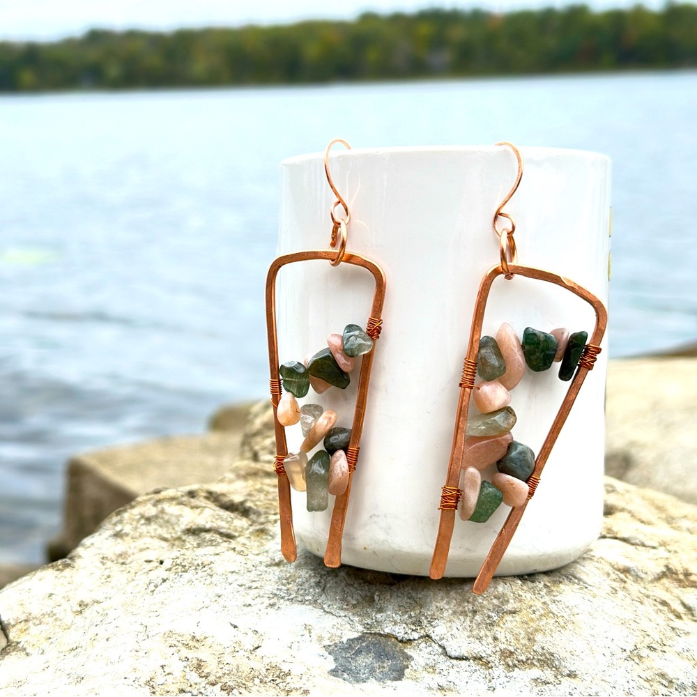 Boho handmade earrings